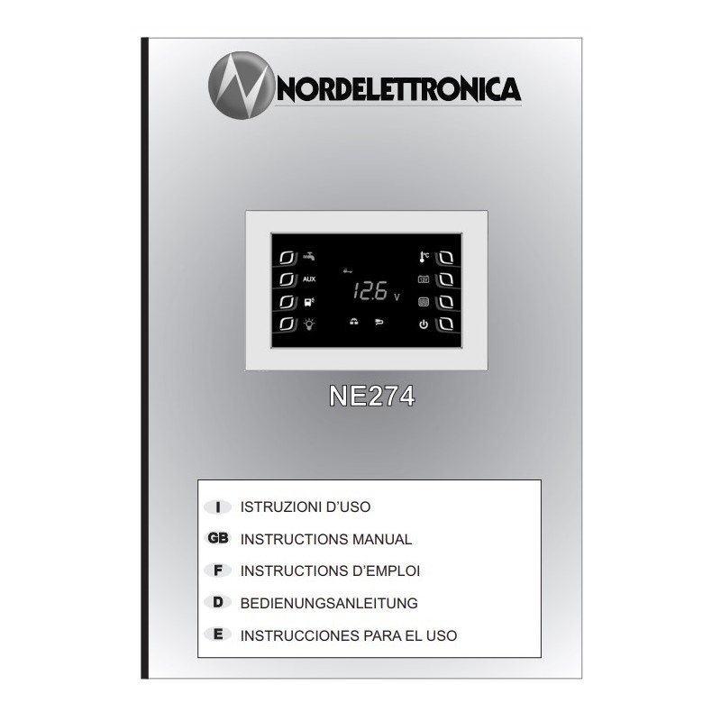 1848.274.02 - Pannello touch NE274 tasto AUX...