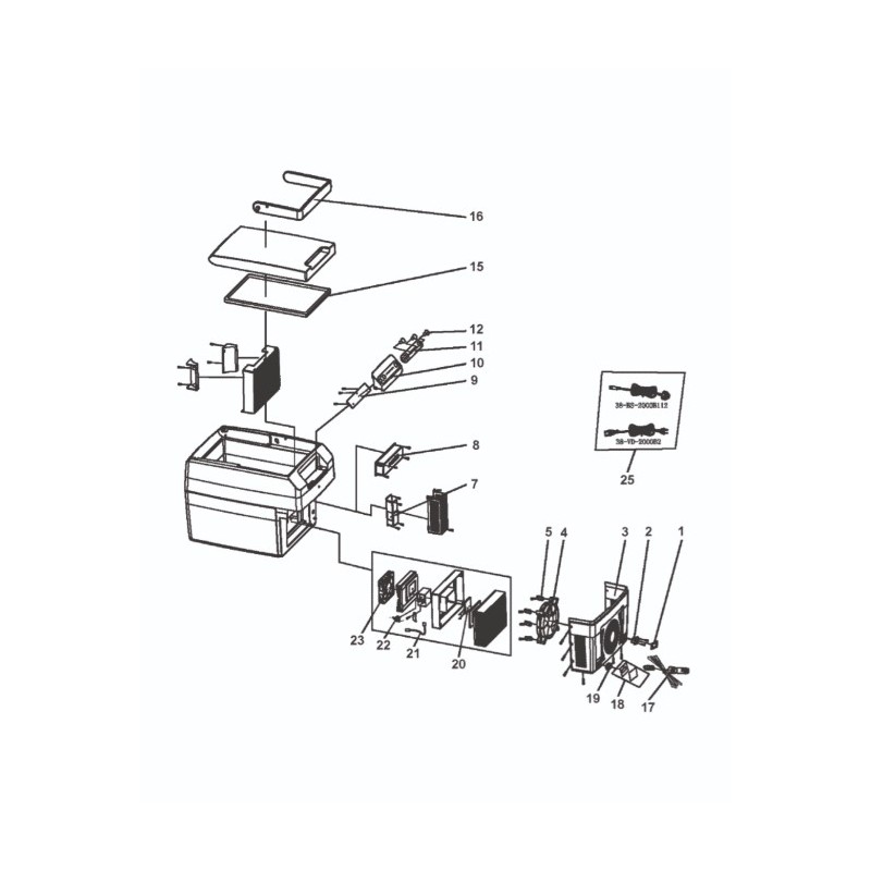 Réfrigérateur Dometic Tropicool TCX14 thermoel...