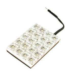 Panel 20 Led Hyper 12V - 35x50 mm - Azul
