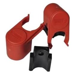 BULL SHOCK ABSORBER RED 2PCS FLAME - 98656-042