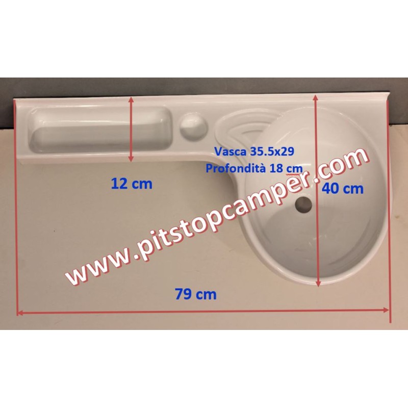 LAVELLO DX + PORTAOGGETTI PER TRIGANO CI ROLLER...