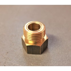Adapter M Italia - F Gasregler - Messinggewinde