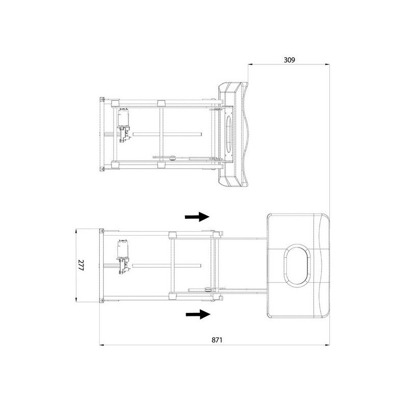 RELAX WIFI ELECTRIC FOOTREST FOR CTA CAB SEAT -...