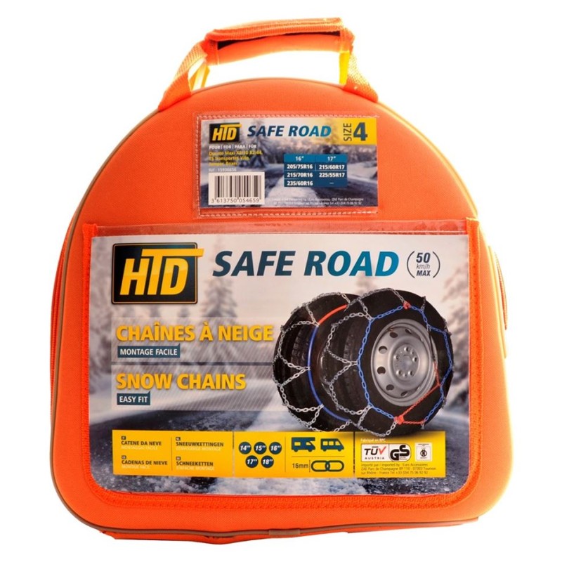 Chaînes à neige HTD Safe Road taille 4