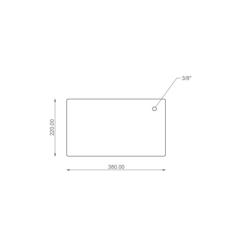 Tanque 84 lt 38 * 100 * 22 cm