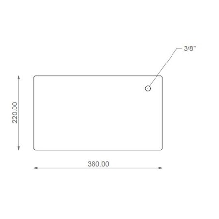 Tanque 84 lt 38 * 100 * 22 cm
