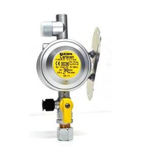 Détendeur gaz GOK 30mbar 1.5kg Vanne U 10 mm