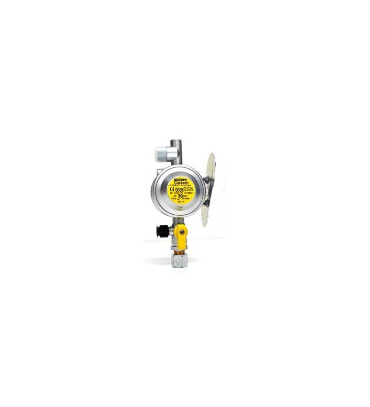 GOK gas regulator 30mbar 1.5kg U valve 10 mm