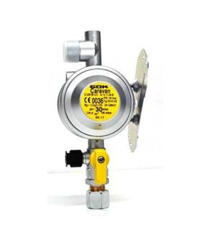 GOK Gasregler 30mbar 1,5kg U-Ventil 10mm