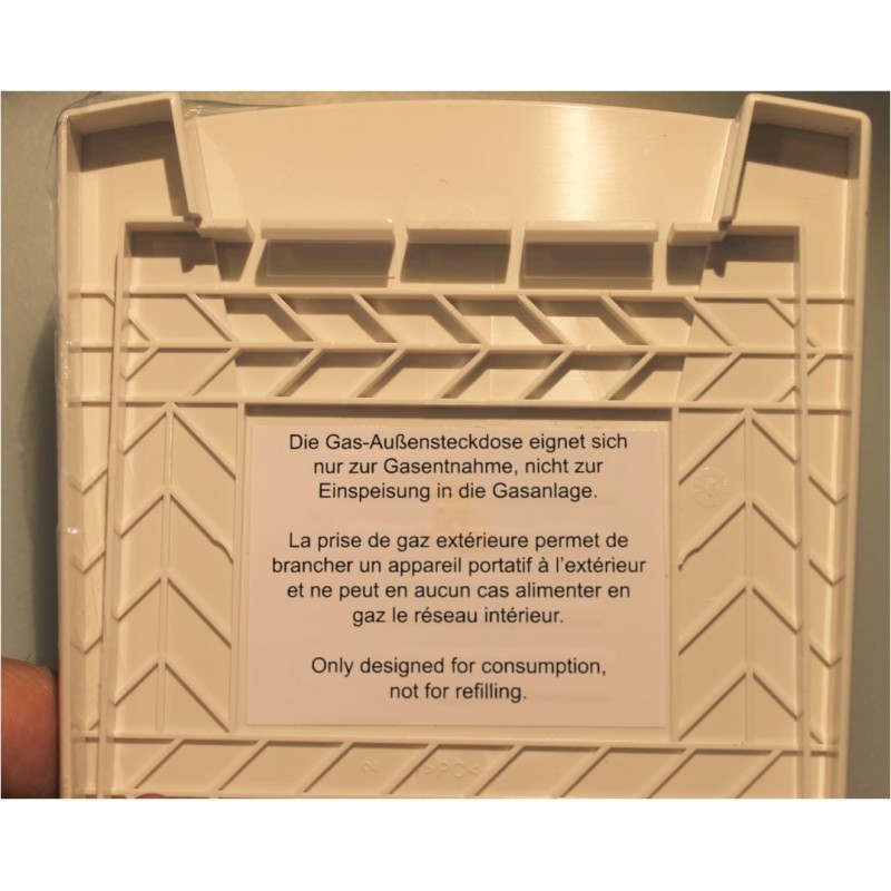 HABA - SALIDA DE GAS CON VÁLVULA DE BOLA Y...