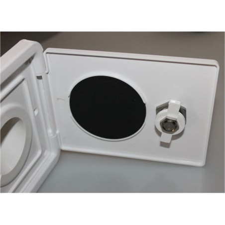 Llenador de agua con tapa y llave 40 mm blanco