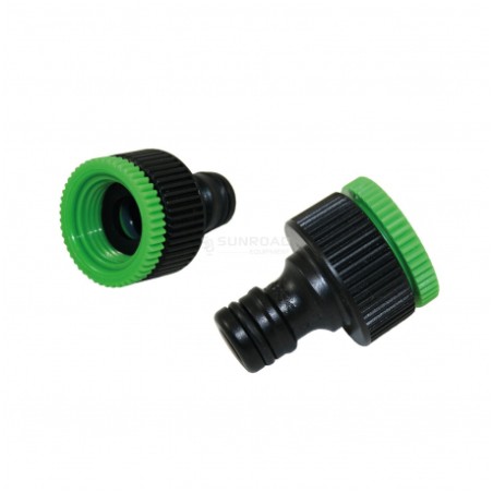 Set adattatori 3/4 - 1/2 pollice per rubinetto liscio acqua