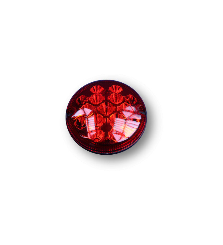 Red position / stop LED light 12-24V Ø95 mm superseal connector
