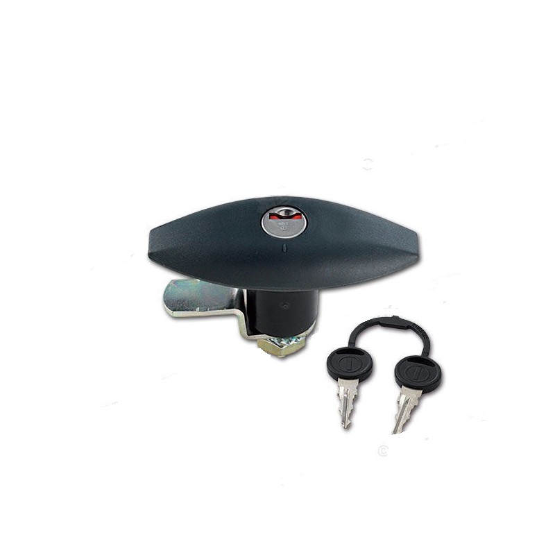 ZADI 1052 Serrure Push Noire pour portes 110x41...