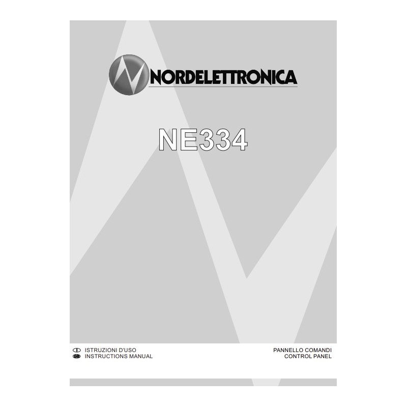 1350.334.01 - Glass control panel NE334 - TRIGANO