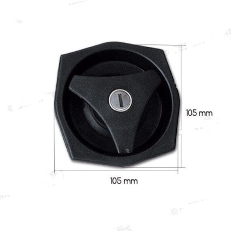 FAP 1033 EUROPA door lock complete with cylinder and keys