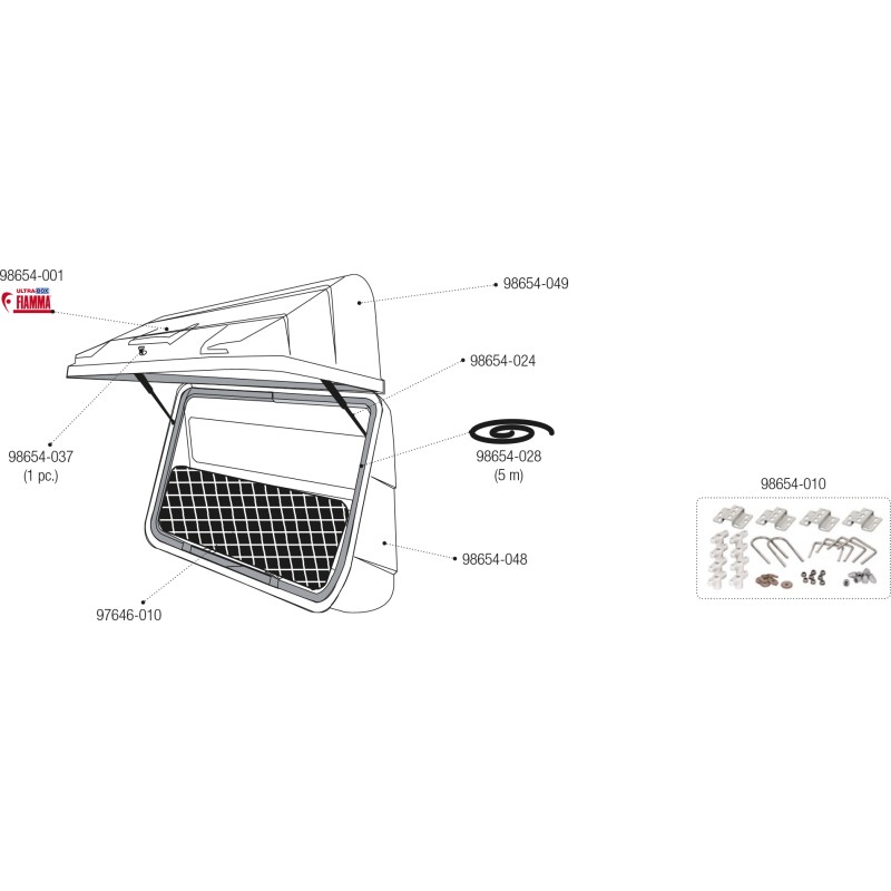 FIAMMA Ultra-Box 320 Heckgepäckraum