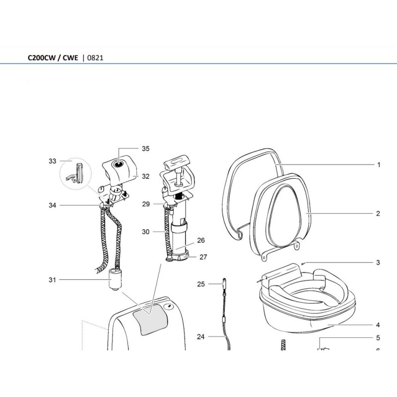 Interrupteur CW C200 THETFORD - 23792