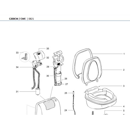 Interrupteur CW C200 THETFORD - 23792