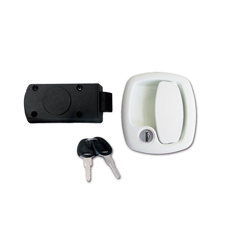 FAP1200 SERRURE DE PORTE BLANCHE AVEC CLES NS