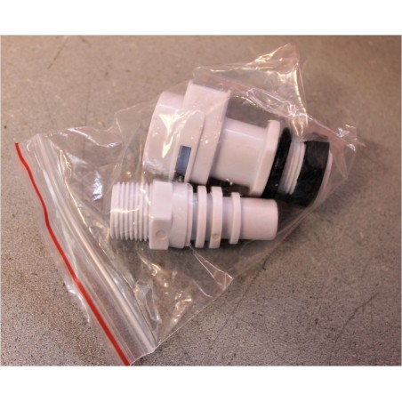 Kit de raccordement eau Est avec douchette - raccord rapide et tuyau 2,5 mt 3/8 - 1/2