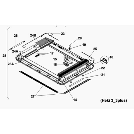 Set adattatori pignone comando HEKI 3