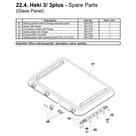 HEKY PORTHOLE 3-3PLUS-4-4PLUS SEITZ TRANSPARENTE KUPPEL – BG1274
