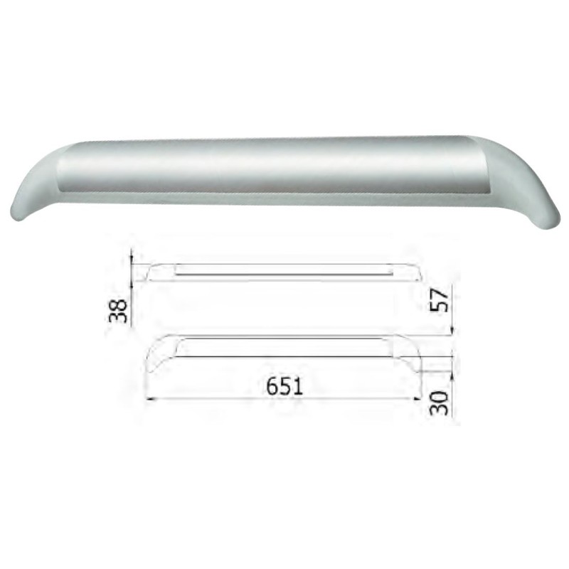 DECKENLEUCHTE 170 12V LED LL14 350Lm TROPISCHWEISS