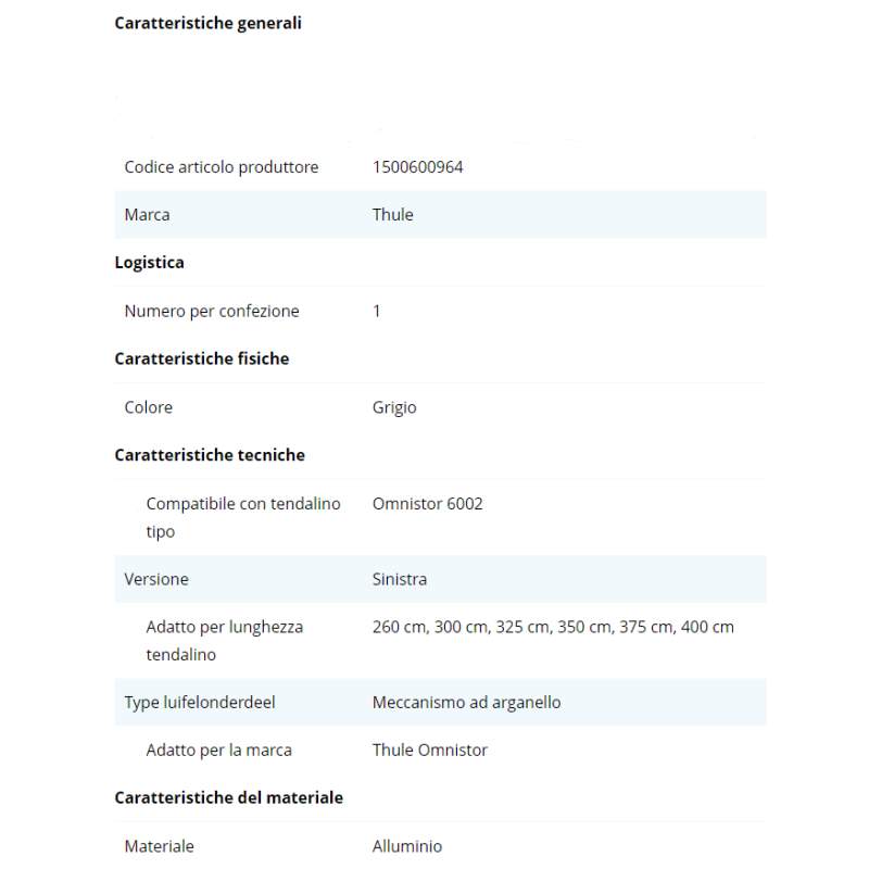 Omnistor 6002 linkes Terminal c / Handeingang...