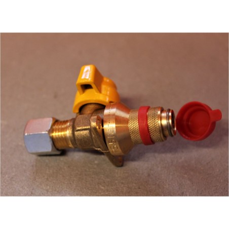 GOK Sortie de gaz gris avec couvercle basculant gris foncé