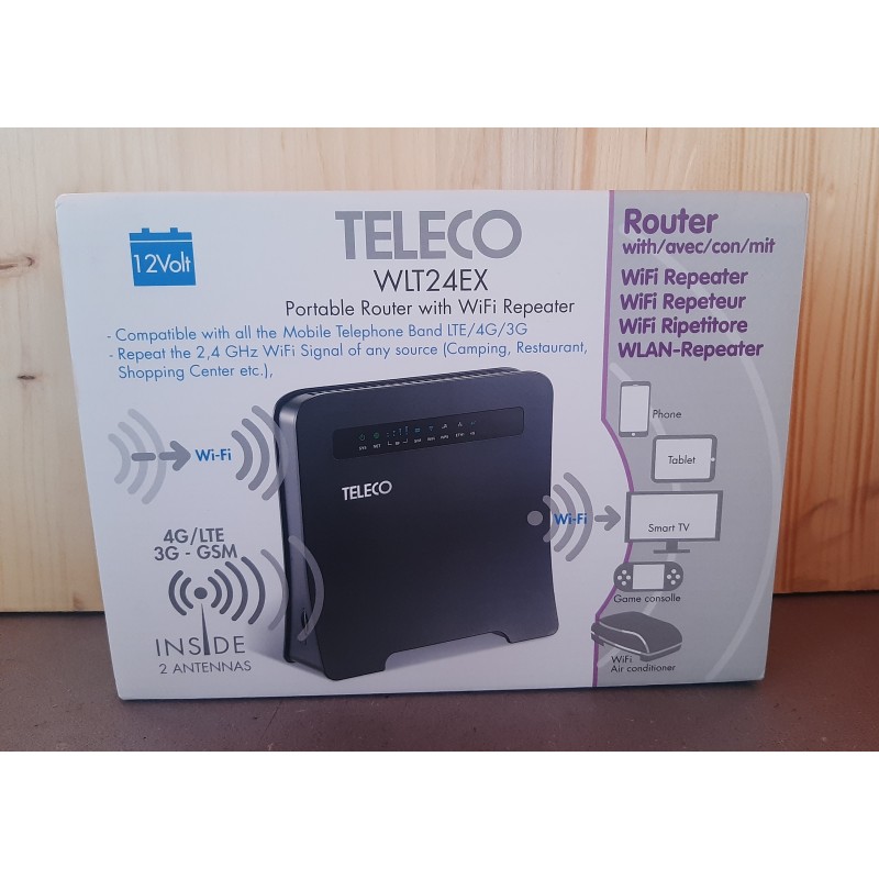 TELECO WLT24EX2 Dual SIM Router 4G con bridge...