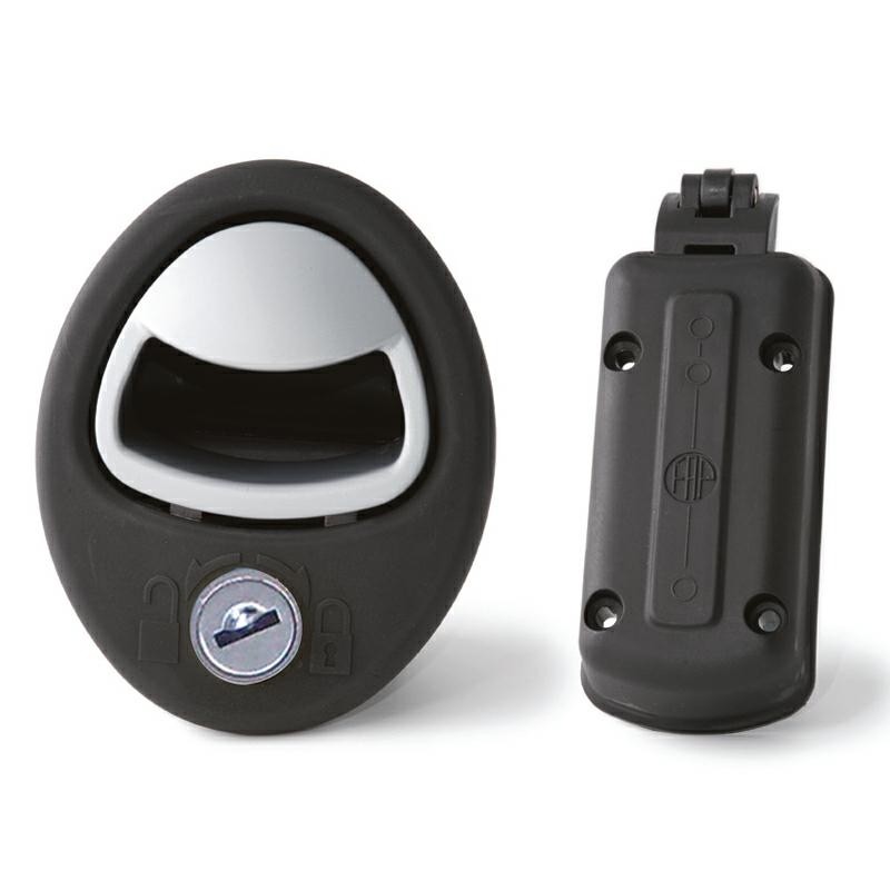 Komplettes Schloss 1208 MAGIC FAP schwarz mit...