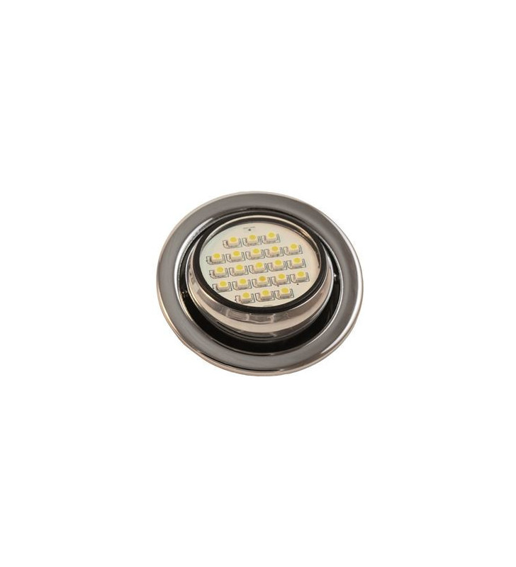 Faretto 21led 1.4W 69x30 orientab cromato