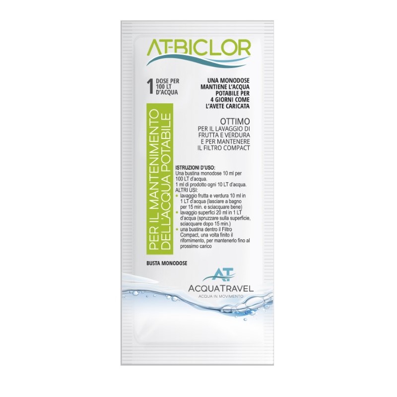 20 pieces SINGLE-DOSE SACHET 10 ml AT-BICLOR...