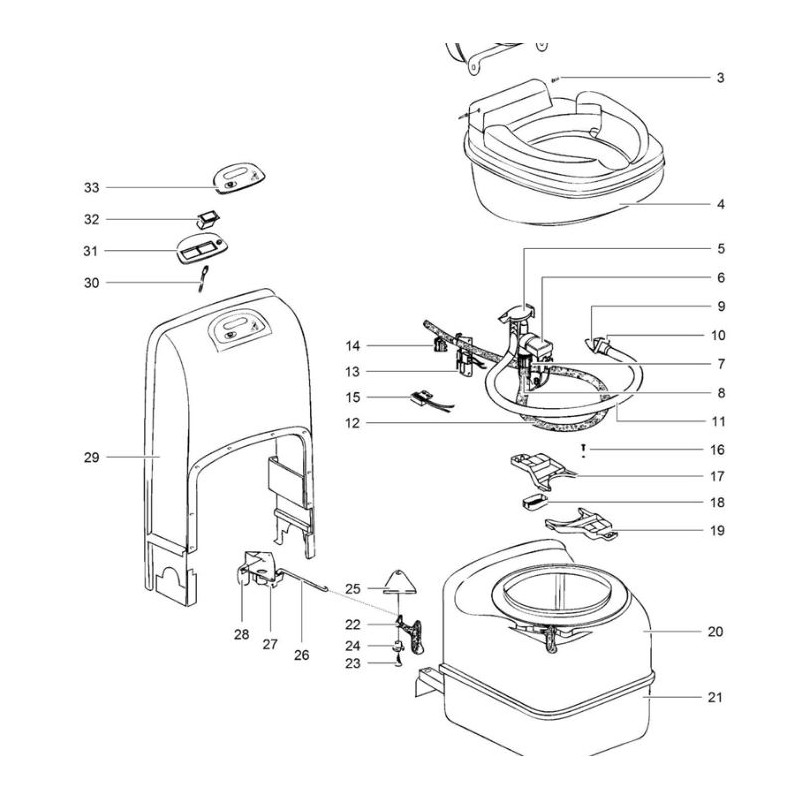 VALVULA SOLENOIDE para SC3 / C200 / C250 / C260...