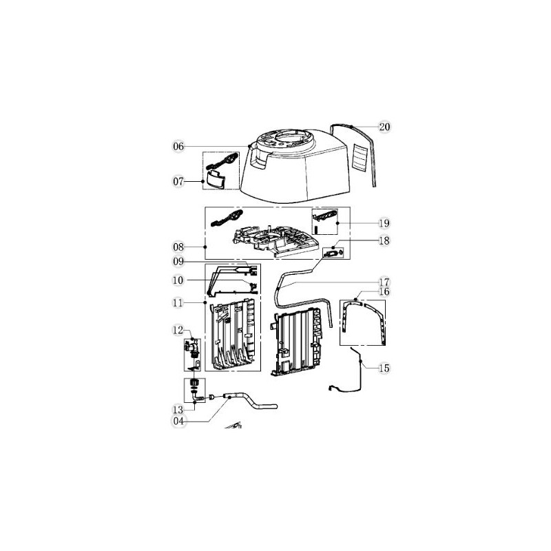 UNITÉ DE COMMANDE MONOBLOC DOMETIC CT4050-4110...