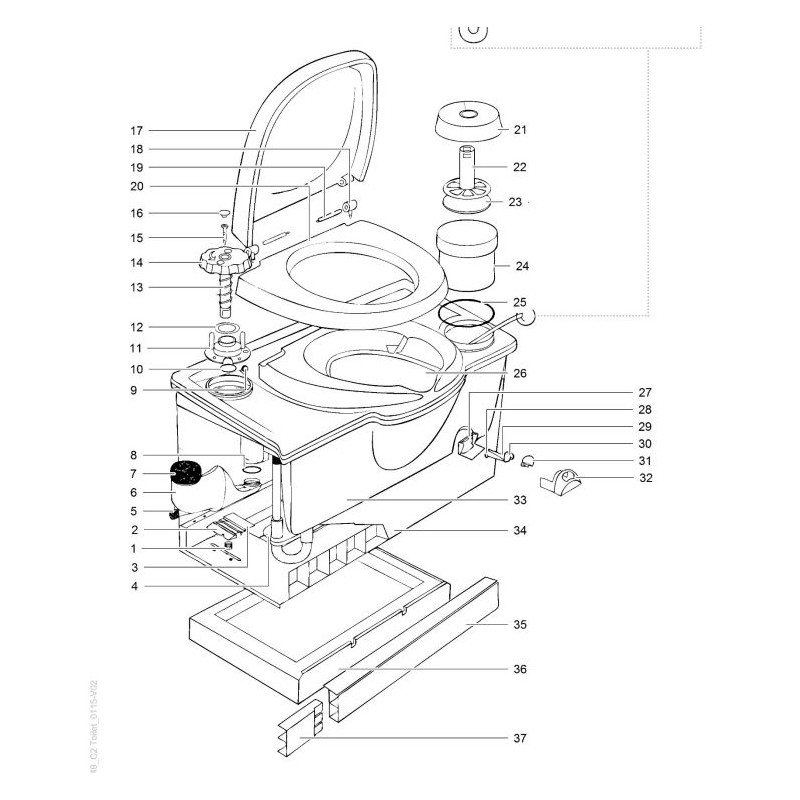 Asiento y funda de repuesto para C2/C3/C4...