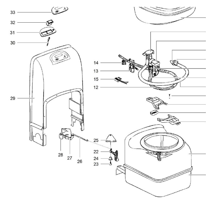 CONTACT REED C200 / C200 CWE THETFORD - 23714-62