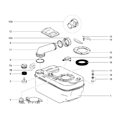 Automatic valve gasket x C200 THETFORD - 21528