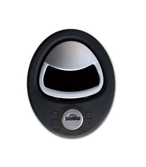 Complete lock 1208 MAGIC FAP black with cylinder and keys