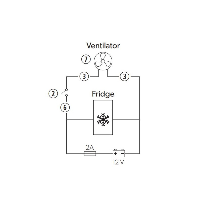 KIT VENTILAZIONE SUPPLEMENTARE DOMETIC 9105900007