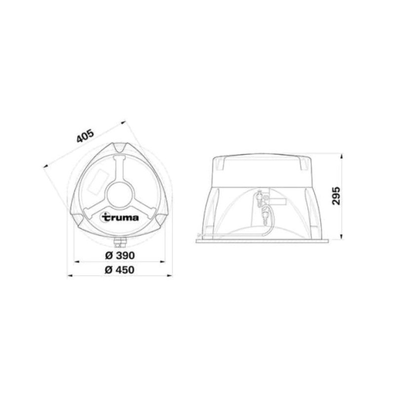 Caldera eléctrica TRUMA 220V/850W 14L - 71201-20