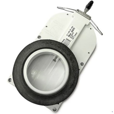 VALVOLA A SCORRIMENTO SLIDE EZ - ALBERO CORTO CON MANIGLIA A DUE MORSETTI - VALVE W/HANDLE 2H - THETFORD 36873 - 35770