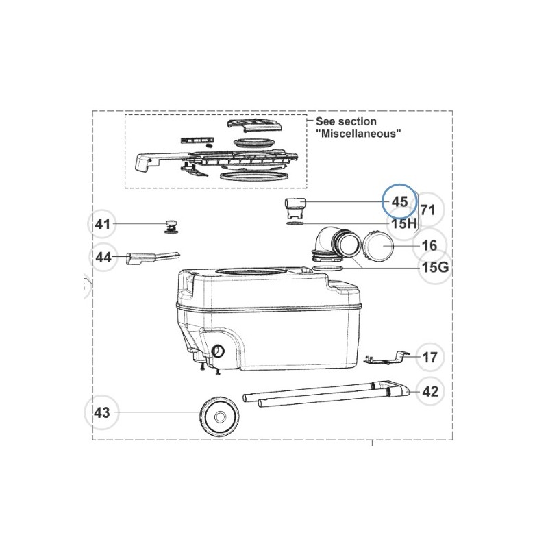ADAPTATEUR DE VENTILATION COMPLET AVEC JOINT...