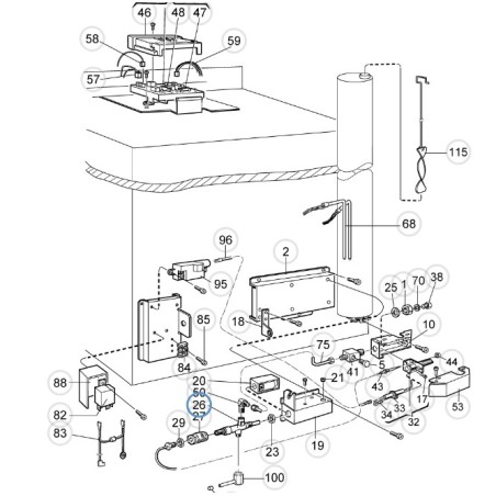 VANNE GAZ DOMETIC RM6501 / 6505