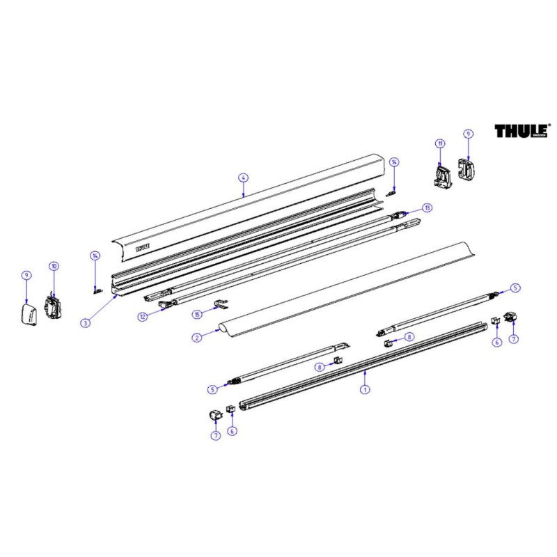 PAIR OF SHELLS RIGHT+SX THULE 3200 BLACK -...