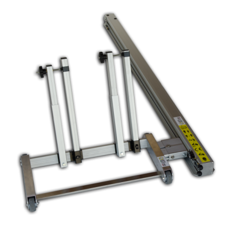 RampFree Pollicino 200 RL manual bicycle loader for camper storage