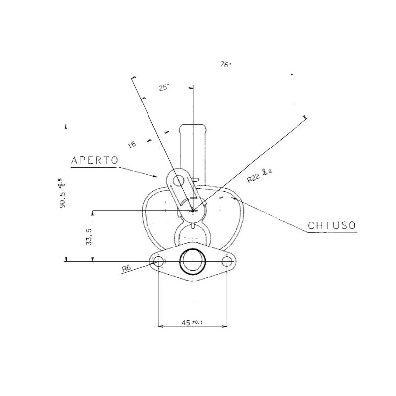 Robinet de réserve de température RIS245