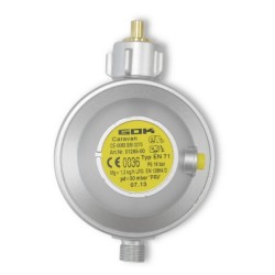 REGULADOR DE GAS GOK 30MBAR 1,2KG/H HOMOLOGADO ALEMÁN