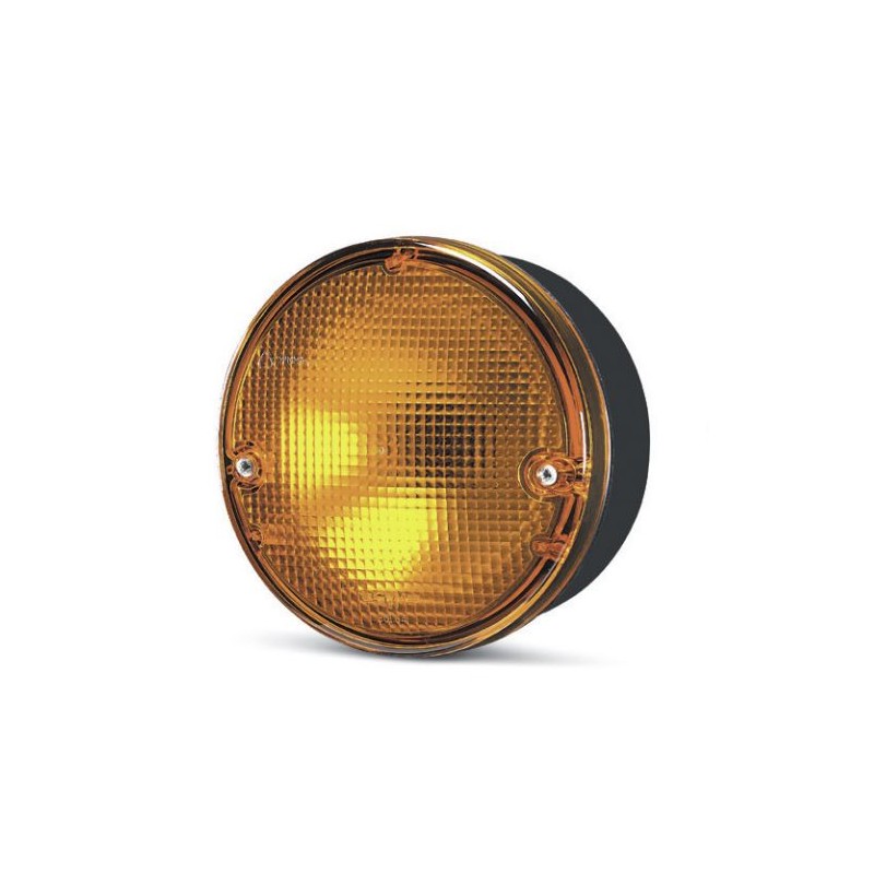 Leuchte Ø 140x85 orange - ind.richt.